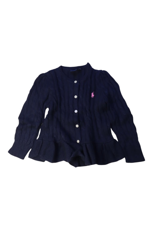 A Navy Cardigans from Polo Ralph Lauren in size 3T for girl. (Front View)