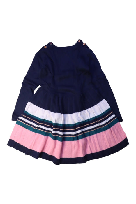 A Multicolour Long Sleeve Dresses from Jacadi in size 3T for girl. (Front View)