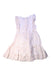 A White Sleeveless Dresses from Polo Ralph Lauren in size 6T for girl. (Back View)