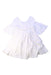 A White Short Sleeve Dresses from Tartine et Chocolat in size 6T for girl. (Front View)