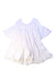 A White Short Sleeve Dresses from Tartine et Chocolat in size 6T for girl. (Back View)