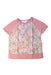 A Pink Short Sleeve Tops from Bonpoint in size 6T for girl. (Front View)
