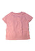A Pink Short Sleeve Tops from Bonpoint in size 6T for girl. (Back View)