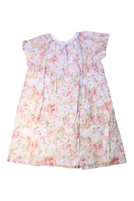 A Pink Short Sleeve Dresses from Bonpoint in size 6T for girl. (Back View)