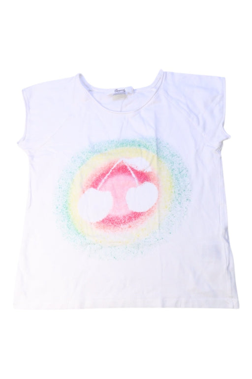 A White Short Sleeve T Shirts from Bonpoint in size 6T for girl. (Front View)
