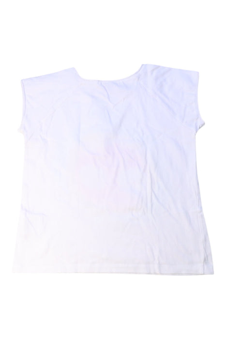 A White Short Sleeve T Shirts from Bonpoint in size 6T for girl. (Back View)