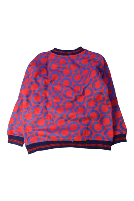 A Red Crewneck Sweatshirts from Opera Girl in size 4T for girl. (Back View)