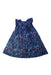 A Multicolour Sleeveless Dresses from Jacadi in size 6T for girl. (Back View)