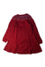 A Red Long Sleeve Dresses from Jacadi in size 6T for girl. (Front View)