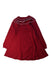 A Red Sweater Dresses from Jacadi in size 6T for girl. (Front View)