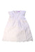 A White Sleeveless Dresses from La petite blossom in size 6T for girl. (Front View)