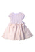 A Pink Short Sleeve Dresses from Tartine et Chocolat in size 6T for girl. (Front View)