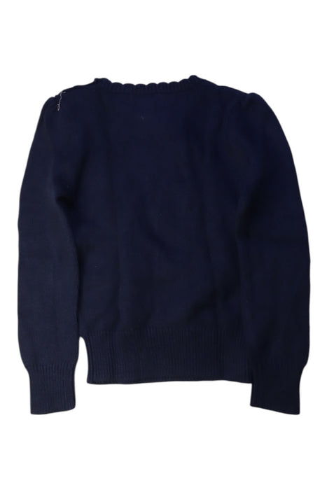 A Navy Knit Sweaters from Polo Ralph Lauren in size 6T for girl. (Back View)