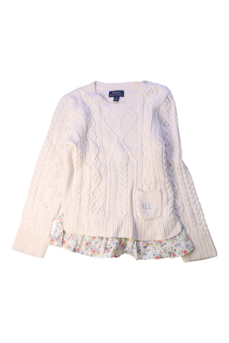 A White Skirt Sets from Polo Ralph Lauren in size 6T for girl. (Front View)