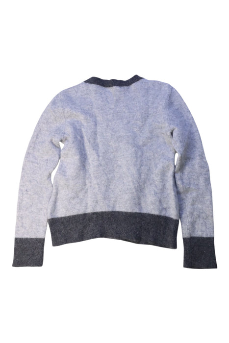 A Grey Knit Sweaters from Bonpoint in size 8Y for girl. (Back View)