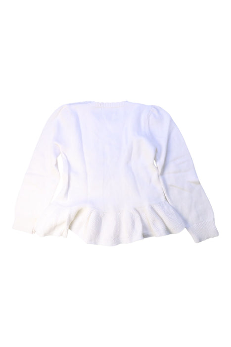A White Long Sleeve Tops from Polo Ralph Lauren in size 6T for girl. (Back View)