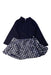 A Navy Long Sleeve Dresses from Tartine et Chocolat in size 6T for girl. (Front View)