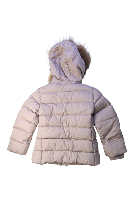A Beige Puffer/Quilted Coats & Outerwear from Tartine et Chocolat in size 5T for girl. (Back View)