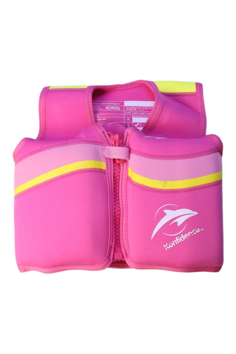A Pink Floatsuits from Konfidence in size 18-24M for girl. (Front View)
