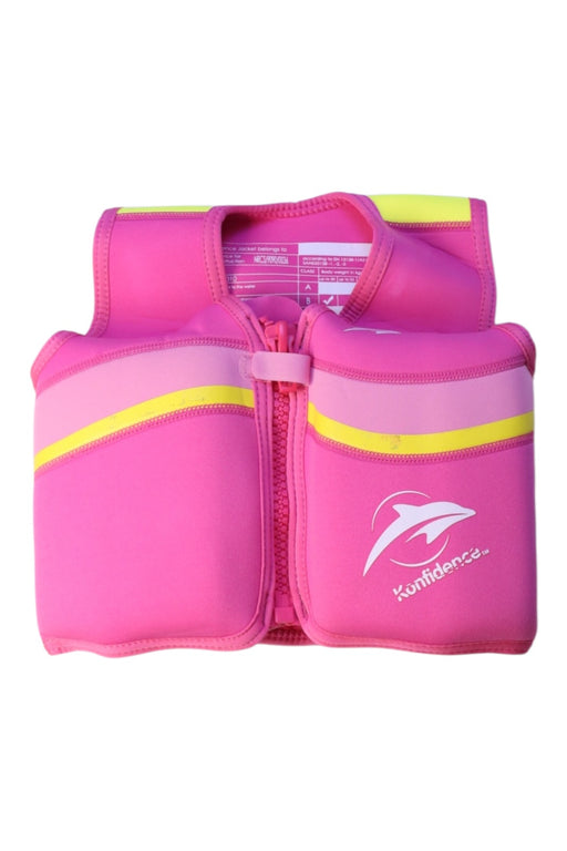 A Pink Floatsuits from Konfidence in size 18-24M for girl. (Front View)