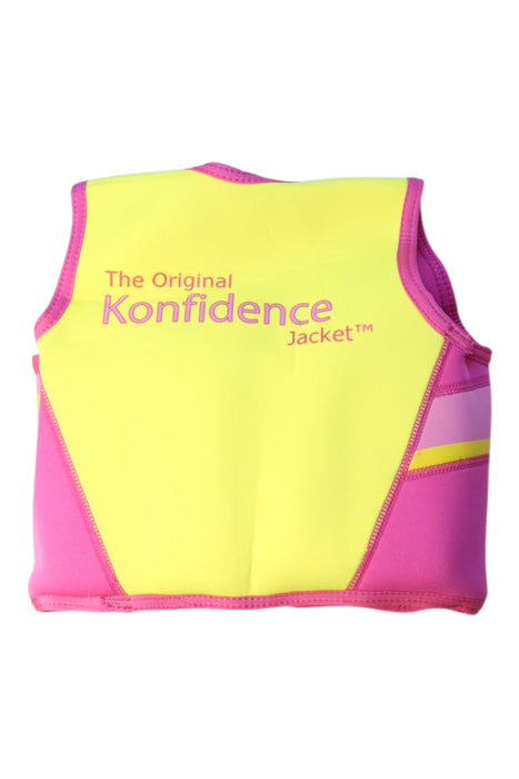 A Pink Floatsuits from Konfidence in size 18-24M for girl. (Back View)