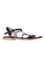 A Black Sandals from Jacadi in size 6T for girl. (Front View)