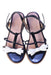A Black Sandals from Jacadi in size 6T for girl. (Back View)
