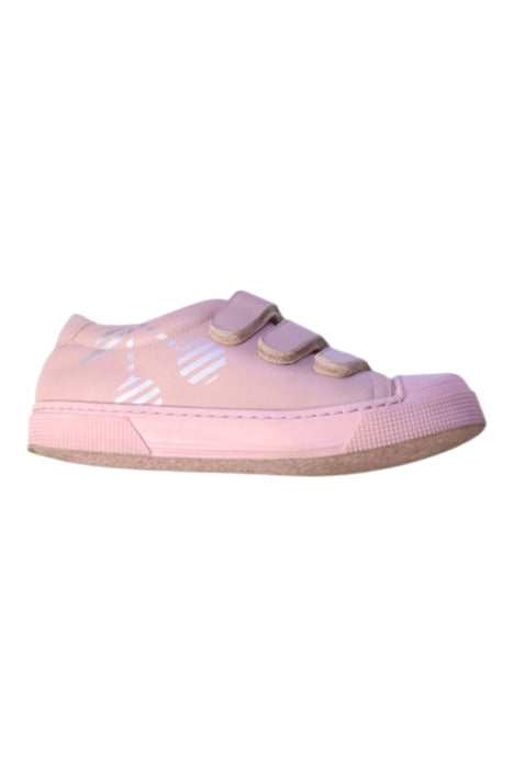 A Pink Sneakers from Bonpoint in size 6T for girl. (Front View)