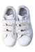 A White Sneakers from Adidas in size 6T for girl. (Back View)