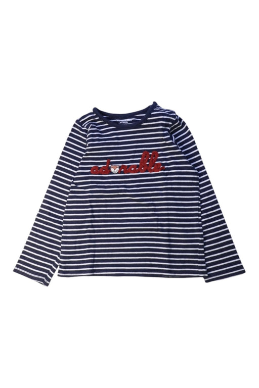 A Navy Long Sleeve Tops from Vertbaudet in size 3T for boy. (Front View)
