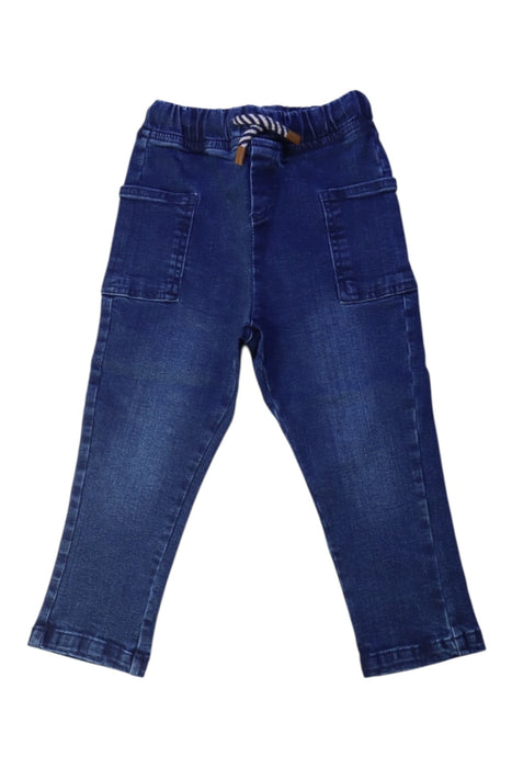 A Navy Jeans from Vertbaudet in size 3T for boy. (Front View)