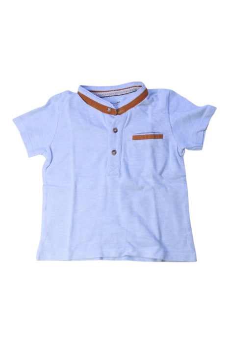 A Blue Short Sleeve Shirts from Vertbaudet in size 2T for boy. (Front View)