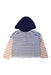 A Blue Hooded Sweatshirts from Vertbaudet in size 3T for boy. (Front View)