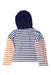 A Blue Hooded Sweatshirts from Vertbaudet in size 3T for boy. (Back View)
