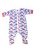A Red Onesies from Petit Bateau in size 0-3M for boy. (Front View)