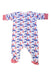 A Red Onesies from Petit Bateau in size 0-3M for boy. (Back View)