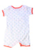 A White Short Sleeve Rompers from Petit Bateau in size 0-3M for boy. (Back View)