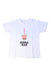 A White Short Sleeve T Shirts from The Wee Bean in size 18-24M for boy. (Front View)