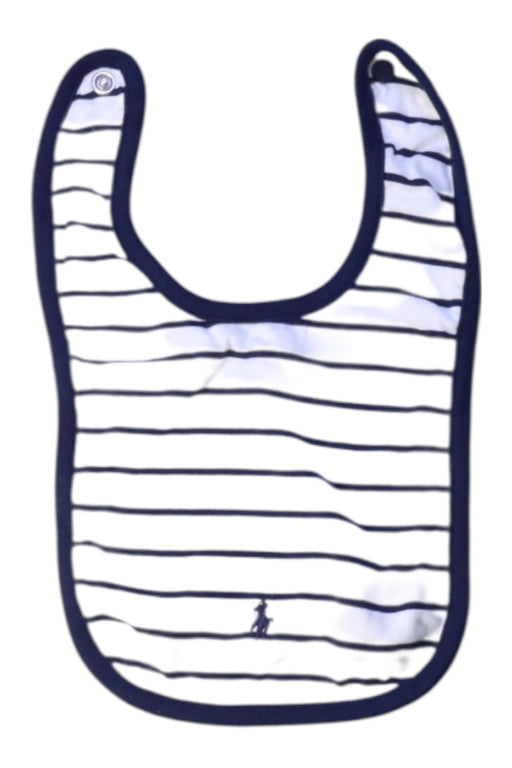 A Navy Bibs from Ralph Lauren in size O/S for neutral. (Front View)
