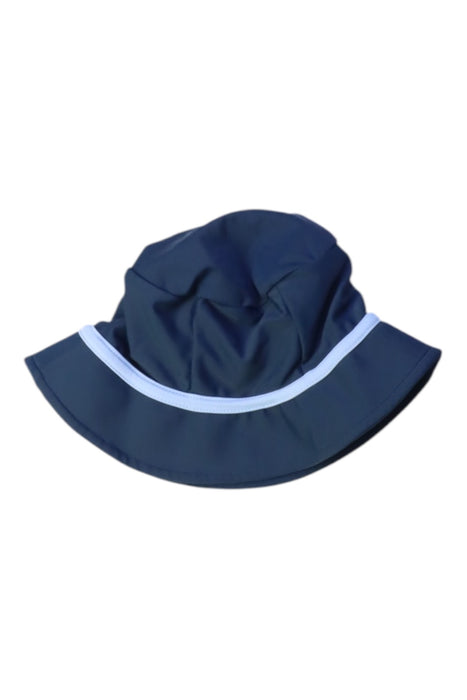 A Navy Sun Hats from Vertbaudet in size 12-18M for neutral. (Back View)