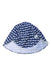 A Navy Sun Hats from Green Sprouts in size 6-12M for boy. (Front View)
