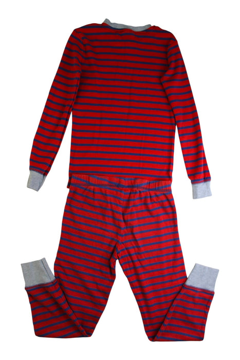 A Red Pyjama Sets from Boden in size 9Y for boy. (Back View)