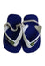 A Blue Flip Flops from Havaianas in size 12-18M for boy. (Back View)