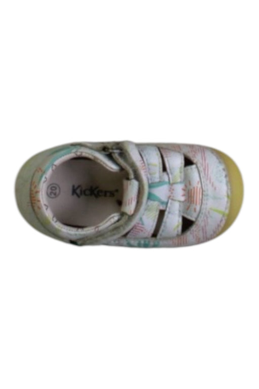 A Multicolour Sandals from Kickers in size 12-18M for girl. (Front View)