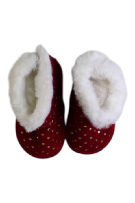 A Red Boots & Booties from Chicco in size 12-18M for girl. (Back View)
