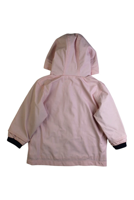 A Pink Puffer/Quilted Coats & Outerwear from Petit Bateau in size 12-18M for girl. (Back View)