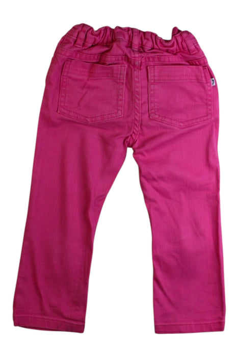 A Pink Jeans from Jacadi in size 12-18M for girl. (Back View)