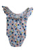 A Multicolour Swimsuits from Petit Bateau in size 3T for girl. (Back View)