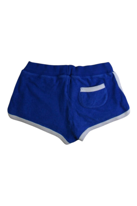 A Blue Shorts from Petit Bateau in size 5T for girl. (Back View)