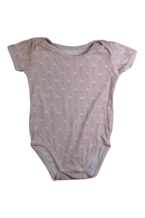 A Pink Short Sleeve Bodysuits from Bout'Chou in size 18-24M for girl. (Front View)